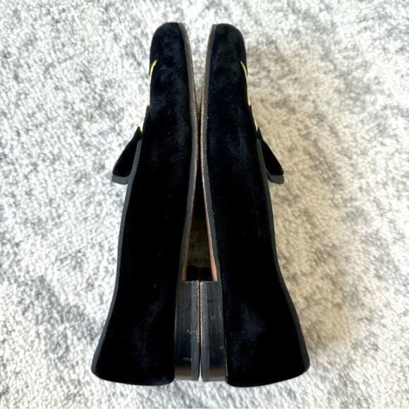 Stubbs & Wootton Embroidered Velvet Flats Size 6.5 - Picture 5 of 12